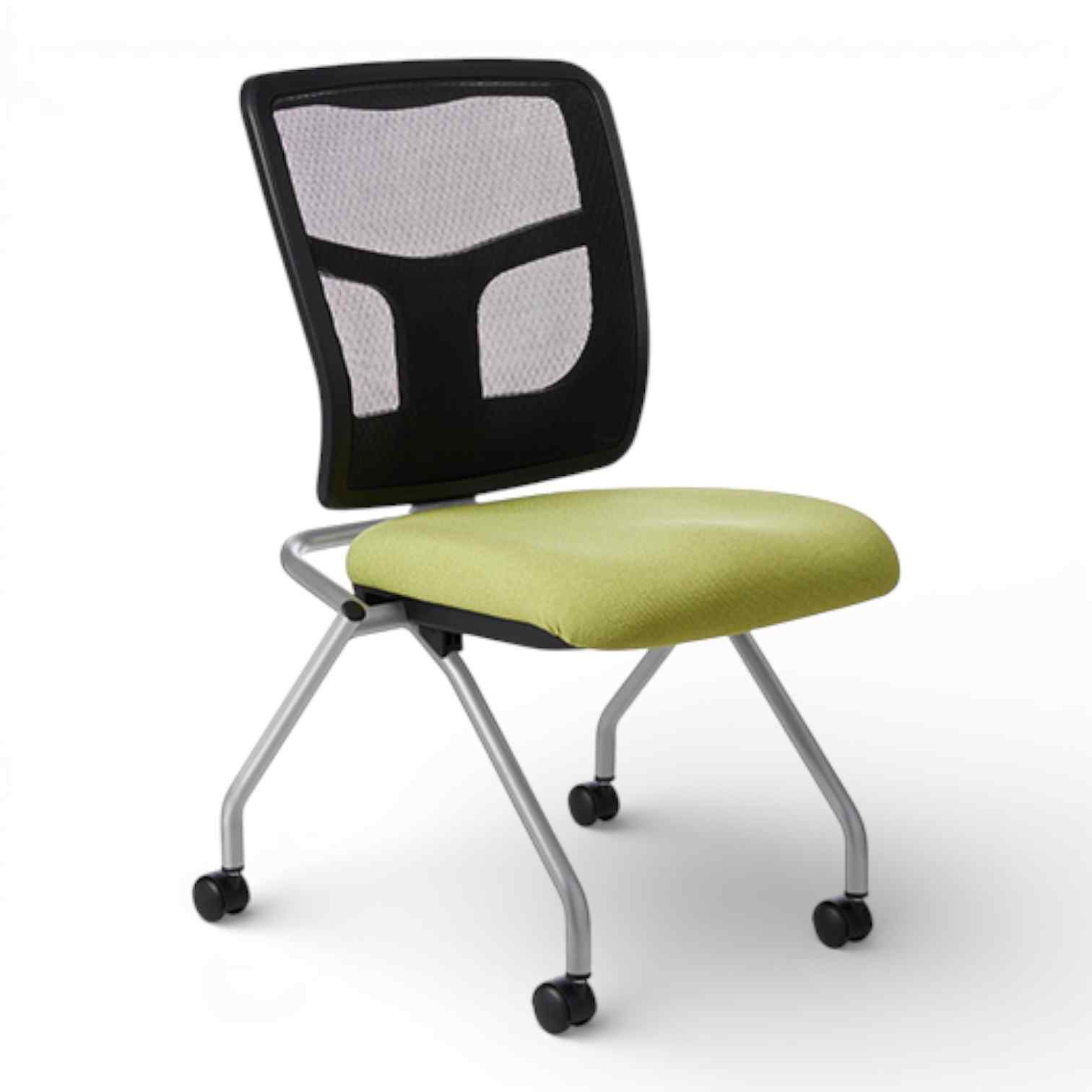 OM Seating - YS71N-5 - Office Master Yes Mesh Back Ergonomic Office Guest Chair