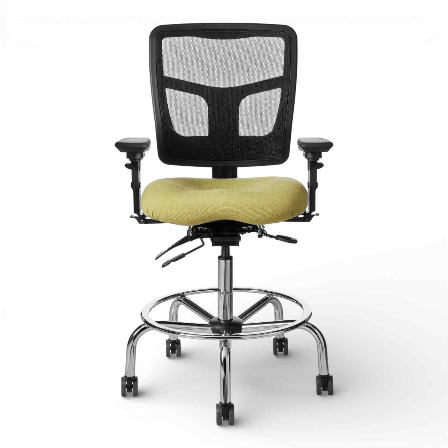 OM Seating - YS73 - Office Master Yes Drafting Chair with Fixed Footring