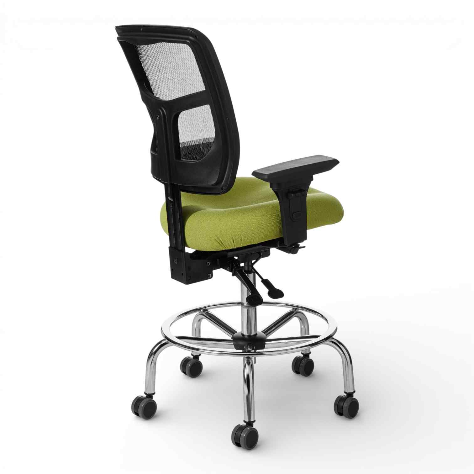 OM Seating - YS73-3 - Office Master Yes Drafting Chair with Fixed Footring