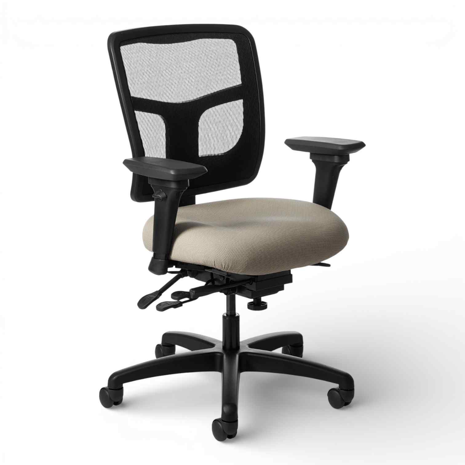 OM Seating - YS84-2 - Office Master Yes Mesh Mid Back Ergonomic Office Chair
