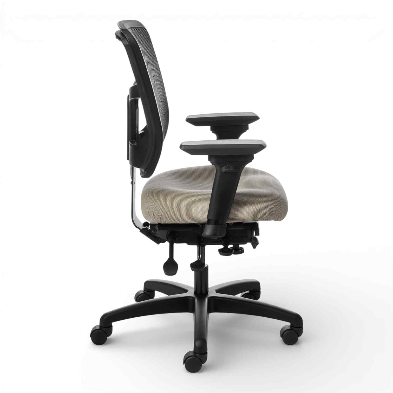 OM Seating - YS84-3 - Office Master Yes Mesh Mid Back Ergonomic Office Chair