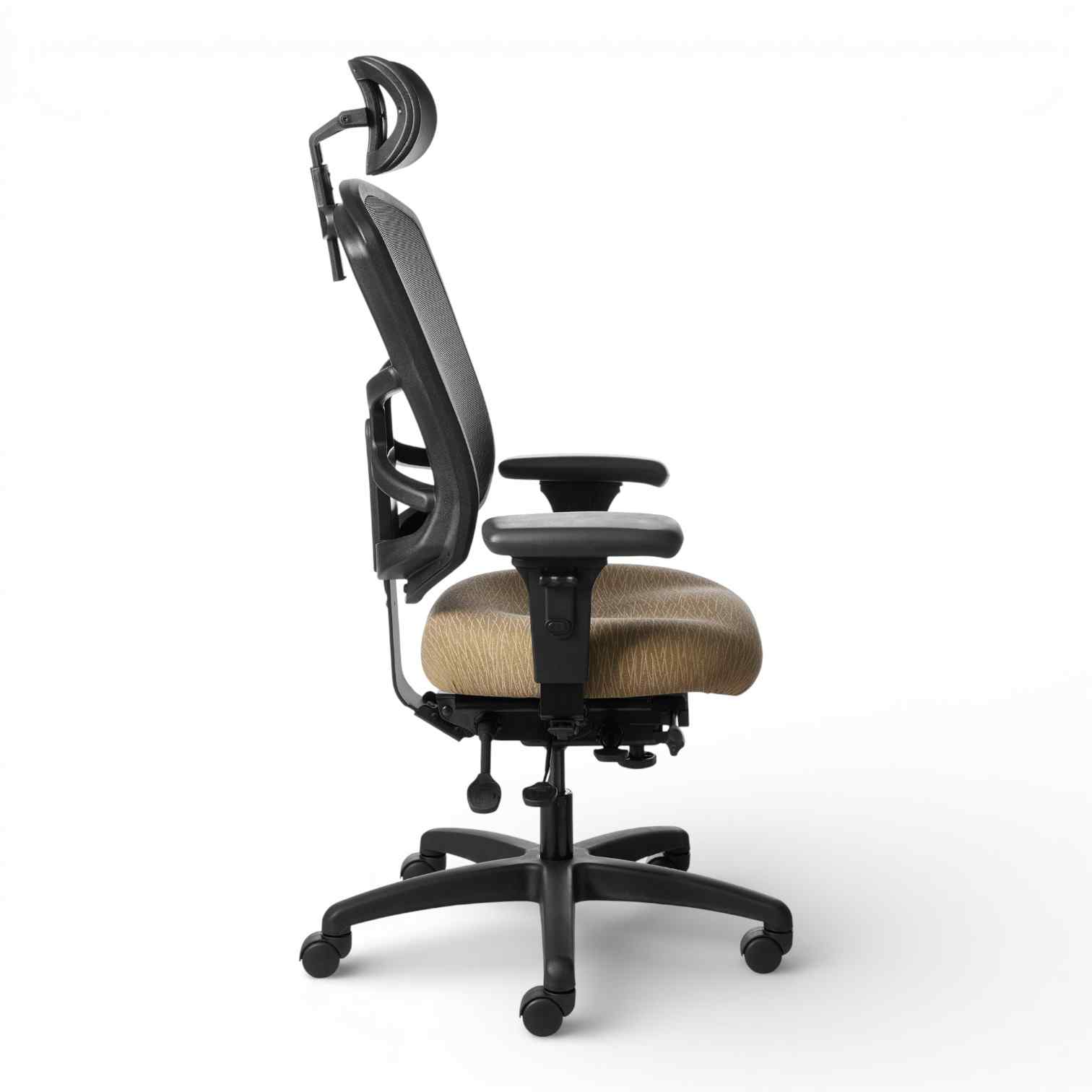 OM Seating - YS89-3 - Office Master Yes Mesh High Back Ergonomic Office Chair with Headrest