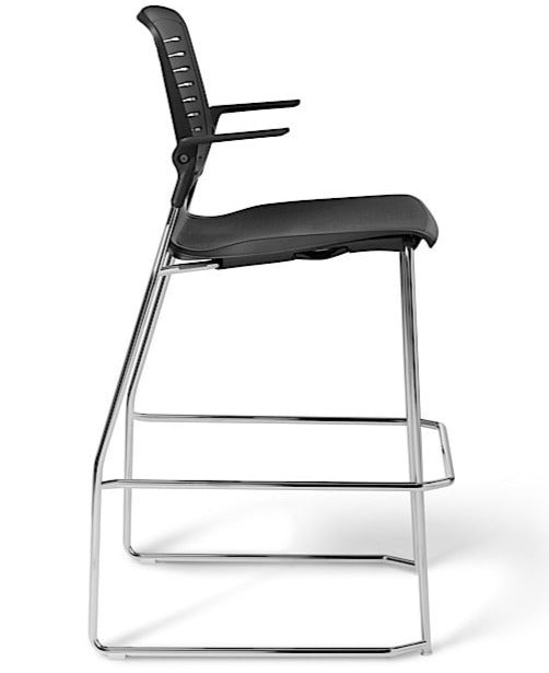 OM Seating - OM5-AC-2 - Office Master OM5 Active Sled Base Cafe Stool