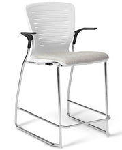 Load image into Gallery viewer, OfficeMaster Chairs - OM5-AC-5 - Office Master OM5 Active Sled Base Cafe Stool
