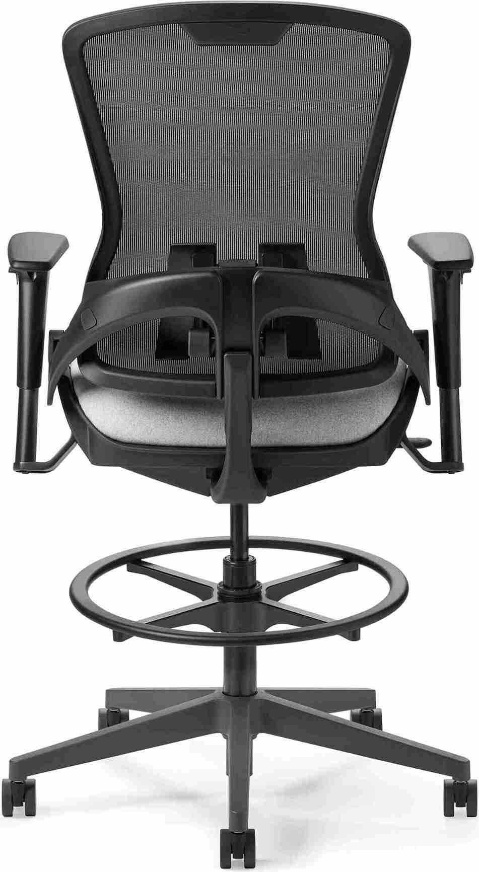 OM Seating - OM5-MH-TS-4 - Office Master Ergonomic Self Weighing High Back Mesh Task Stool