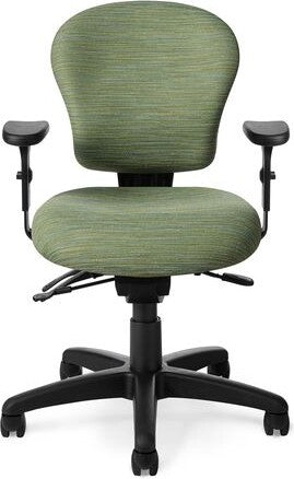OfficeMaster Chairs - PAC53-7a - Office Master Patriot Small Build Ergonomic Task Chair