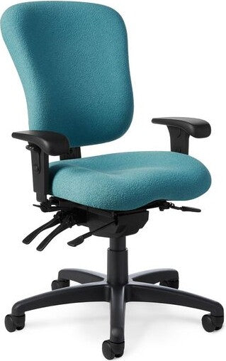 OM Seating - PAC55-7a-2 - Office Master Patriot Value Mid Back Task Ergonomic Office Chair