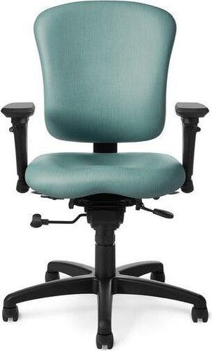 OfficeMaster Chairs - PAC66 - Office Master Patriot Value Mid Back Task Ergonomic Office Chair