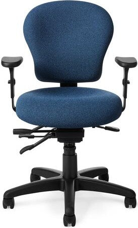 OfficeMaster Chairs - PC53 - Office Master Small Build Multi Function Ergonomic Office Chair
