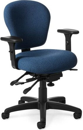 OM Seating - PAC53-8b-2 - Office Master Small Build Multi Function Ergonomic Office Chair