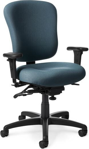 OM Seating - PAC55-8b-2 - Office Master Multi Function Medium Build Ergonomic Office Chair