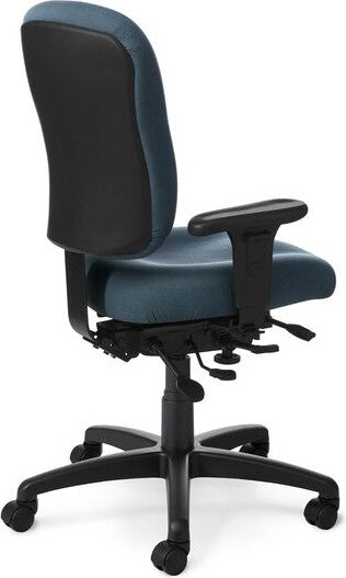 OM Seating - PAC55-8b-3 - Office Master Multi Function Medium Build Ergonomic Office Chair