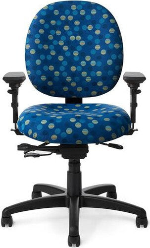OfficeMaster Chairs - PAC57-8b - Office Master Medium Build Ergonomic Office Chair