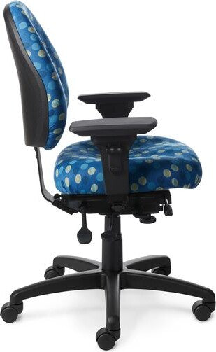 OM Seating - PAC57-8b-3 - Office Master Medium Build Ergonomic Office Chair