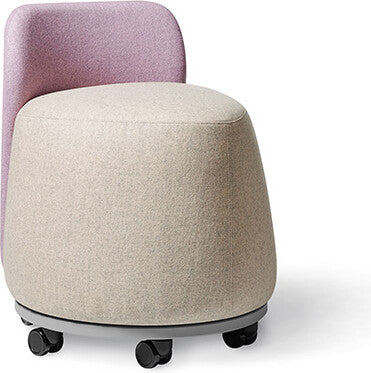 OM Seating - PLT-B-2 - Office Master Plot Twist Pouf With Backrest 