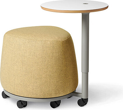 OM Seating - PLT-T - Office Master Plot Twist Pouf With Tablet 