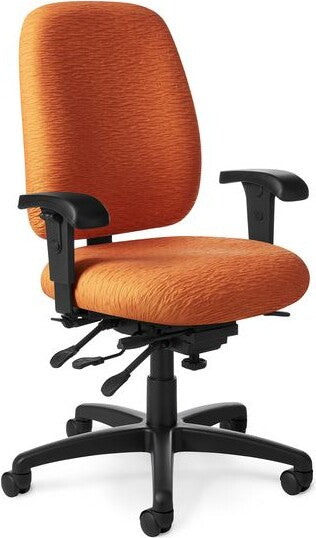 OM Seating - PT76N-2 - Office Master Paramount Value High Back Multi Function Office Chair