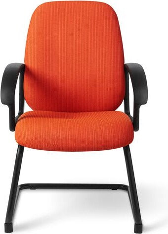 OfficeMaster Chairs - PT78S - Office Master Paramount Value Ergonomic Sled-Base Side Chair