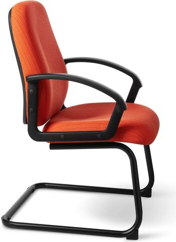 OM Seating - PT78S-2 - Office Master Paramount Value Ergonomic Sled-Base Side Chair