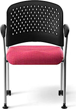 Load image into Gallery viewer, OfficeMaster Chairs - SG2K - Office Master Stackable Office Guest Chair with Arms
