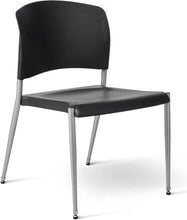 Load image into Gallery viewer, OfficeMaster Chairs - SG300-2 - Office Master Contoured Poly Back Armless Stacking Chair

