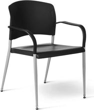 Load image into Gallery viewer, OfficeMaster Chairs - SG3A-2 - Office Master Contoured Poly Back Armless Stacking Chair
