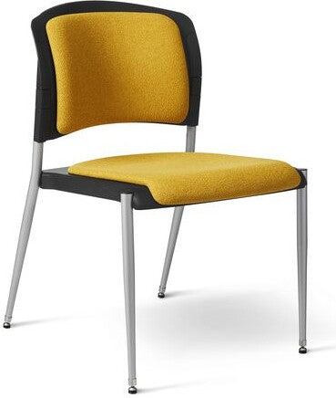 OM Seating - SG3C-2 - Office Master Cushioned Back Basic Armless Stacking Chair