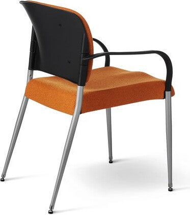 OM Seating - SG3W-3 - Office Master Contoured Poly Back Stacking Chair