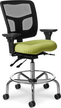 Load image into Gallery viewer, OfficeMaster Chairs - YS73-2 - Office Master Yes Drafting Chair with Fixed Footring
