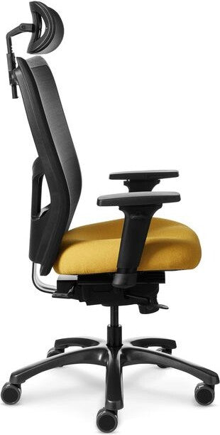 OM Seating - YS79-3 - Office Master Yes High Back Ergonomic Manager Chair with Headrest