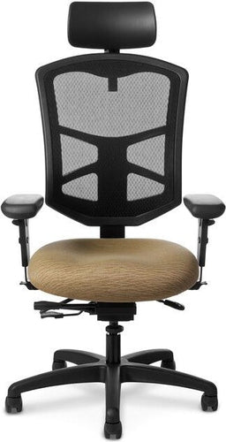 OfficeMaster Chairs - YS89 - Office Master Yes Mesh High Back Ergonomic Office Chair with Headrest