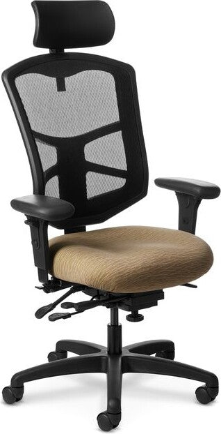 OM Seating - YS89-2 - Office Master Yes Mesh High Back Ergonomic Office Chair with Headrest