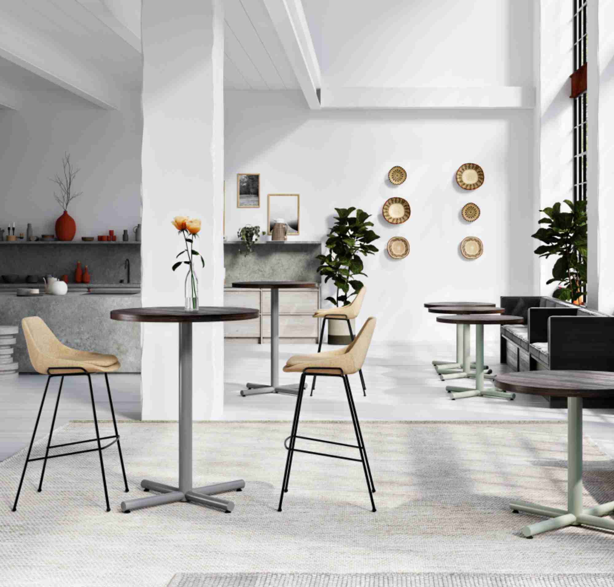 Special T ClassiX Round Break Room & Cafe Table