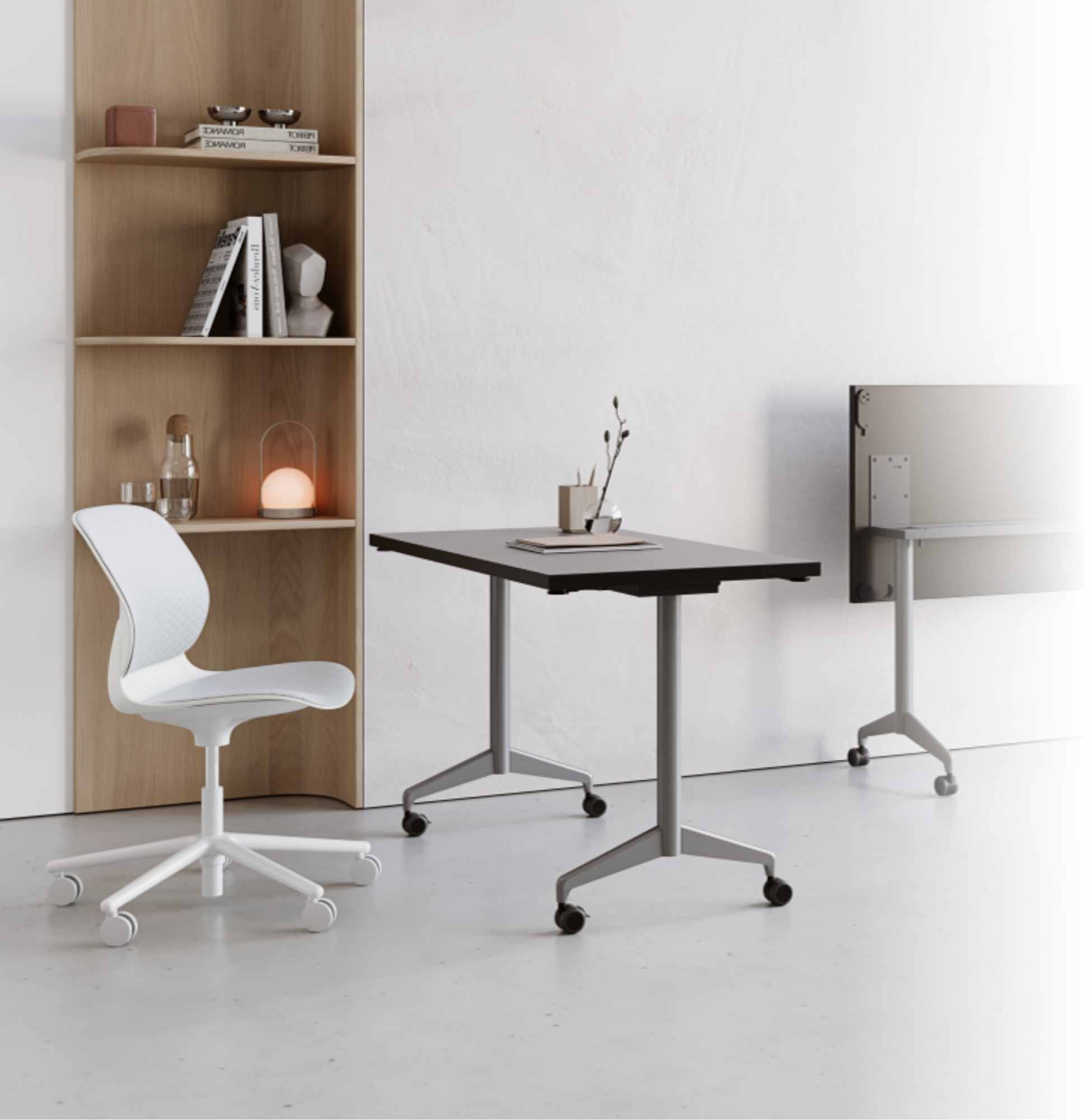 Special T - BV.ZIA-T01-18 - Special T ZIA Rectangular FlipTop Nesting Training Room Table